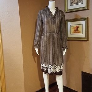 Vintage 1970s secretary dress